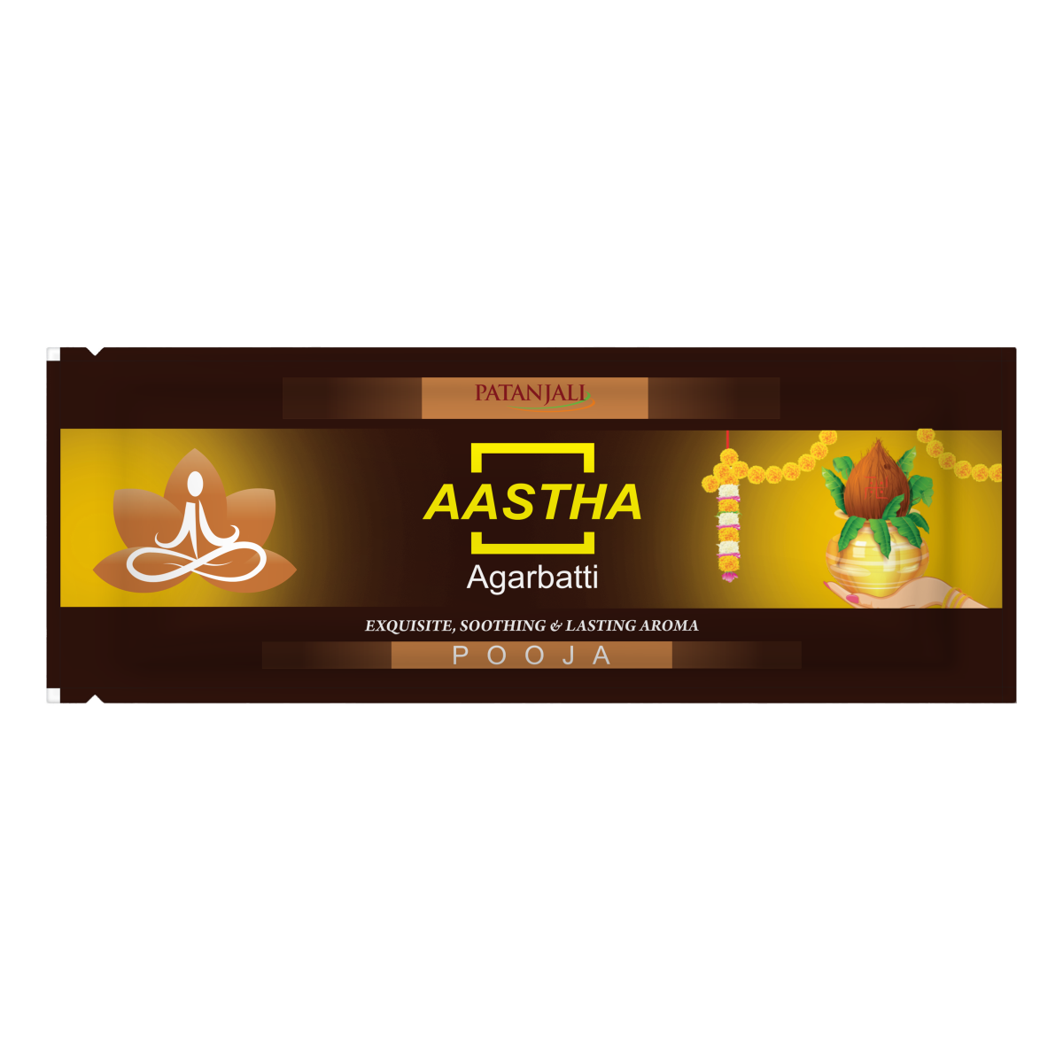 Patanjali Aastha Agarbatti Pooja - 18 Stick
