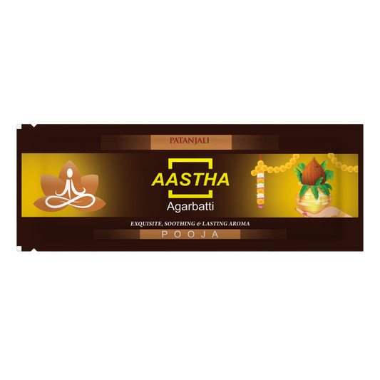 Patanjali Aastha Agarbatti Pooja - 18 Stick