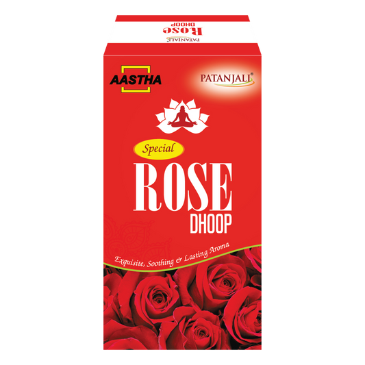 Patanjali Aastha Special Rose Dhoop -10 N