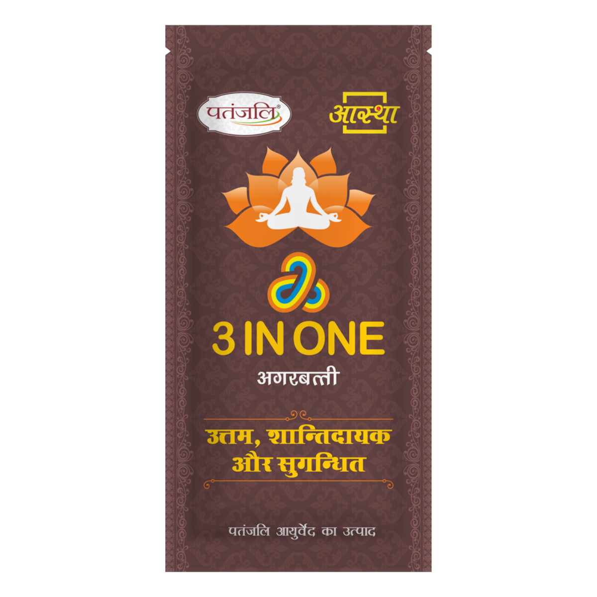 Patanjali Aastha Agarbatti 3 in One
