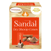 Patanjali Aastha Sandal Dry Dhoop Cone