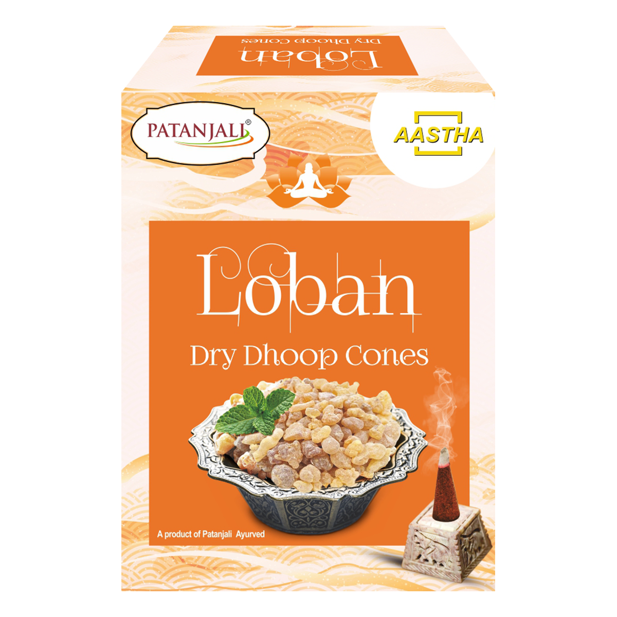 Patanjali Aastha Loban Dry Dhoop Cone