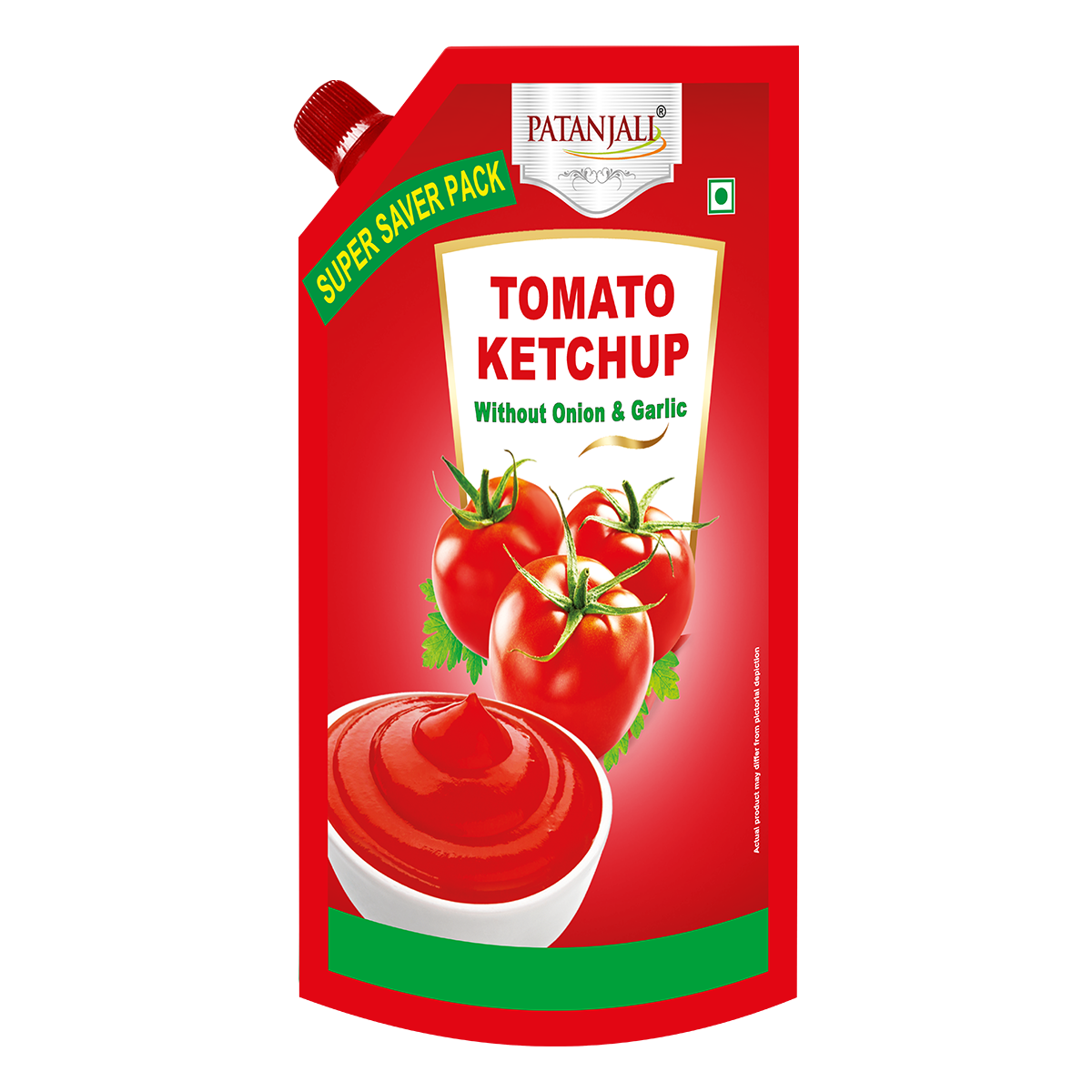 Patanjali Tomato Ketchup W/o Onion Garlic (P)