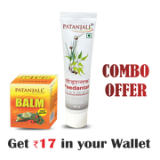 Patanjali Pain Reliever Combo: Balm 25 g + Peedantak 50 g