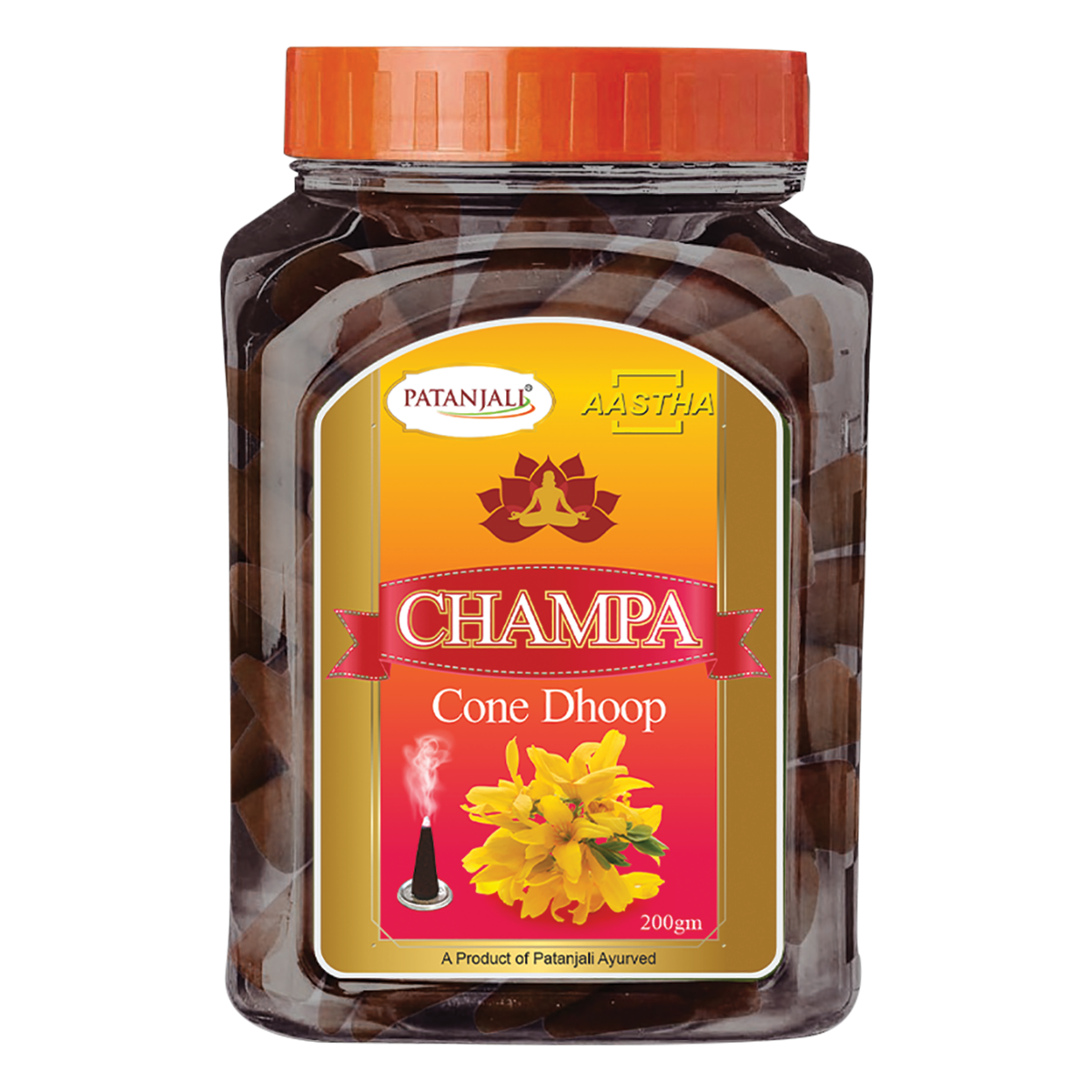 Patanjali Aastha Champa Cone Dhoop
