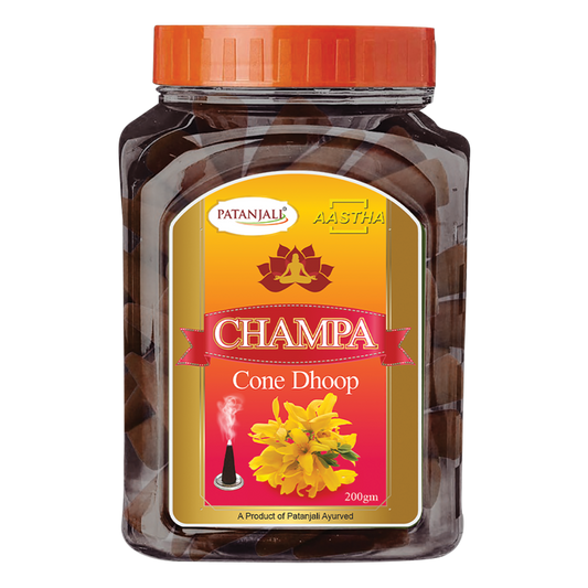 Patanjali Aastha Champa Cone Dhoop