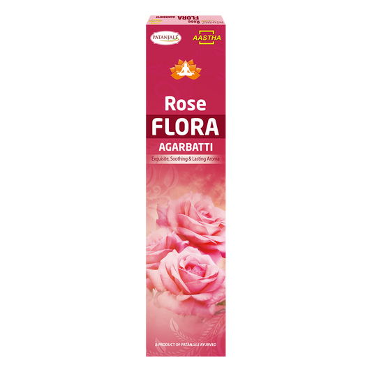 Patanjali Aastha Rose Flora Agarbatti - 9N