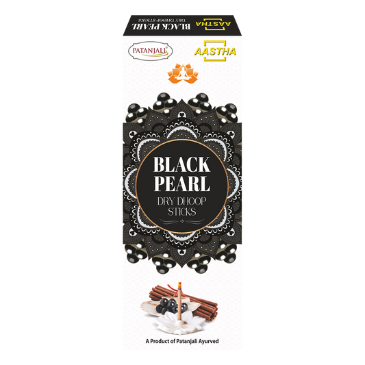 Patanjali Aastha Dry Dhoop Sticks Blackpearl -8 N