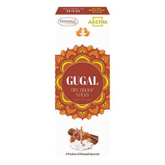 Patanjali Aastha Dry Dhoop Sticks Gugal-8 N