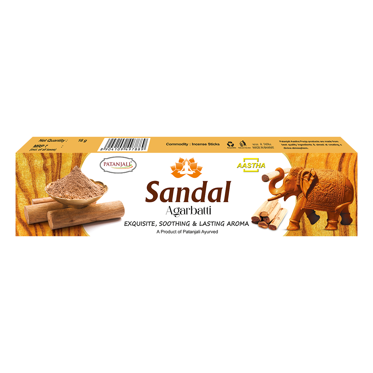 Patanjali Aastha Agarbatti Sandal