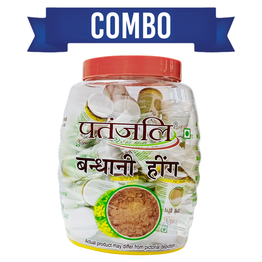 Patanjali Combo-bandhani Hing 10 G (Pack of 20)