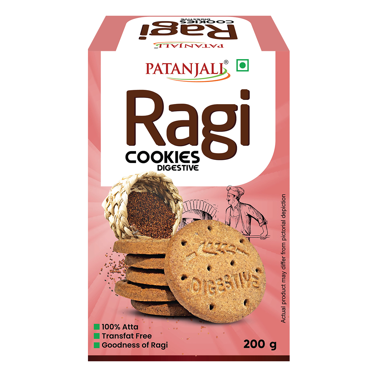 Patanjali Ragi Cookies Digestive