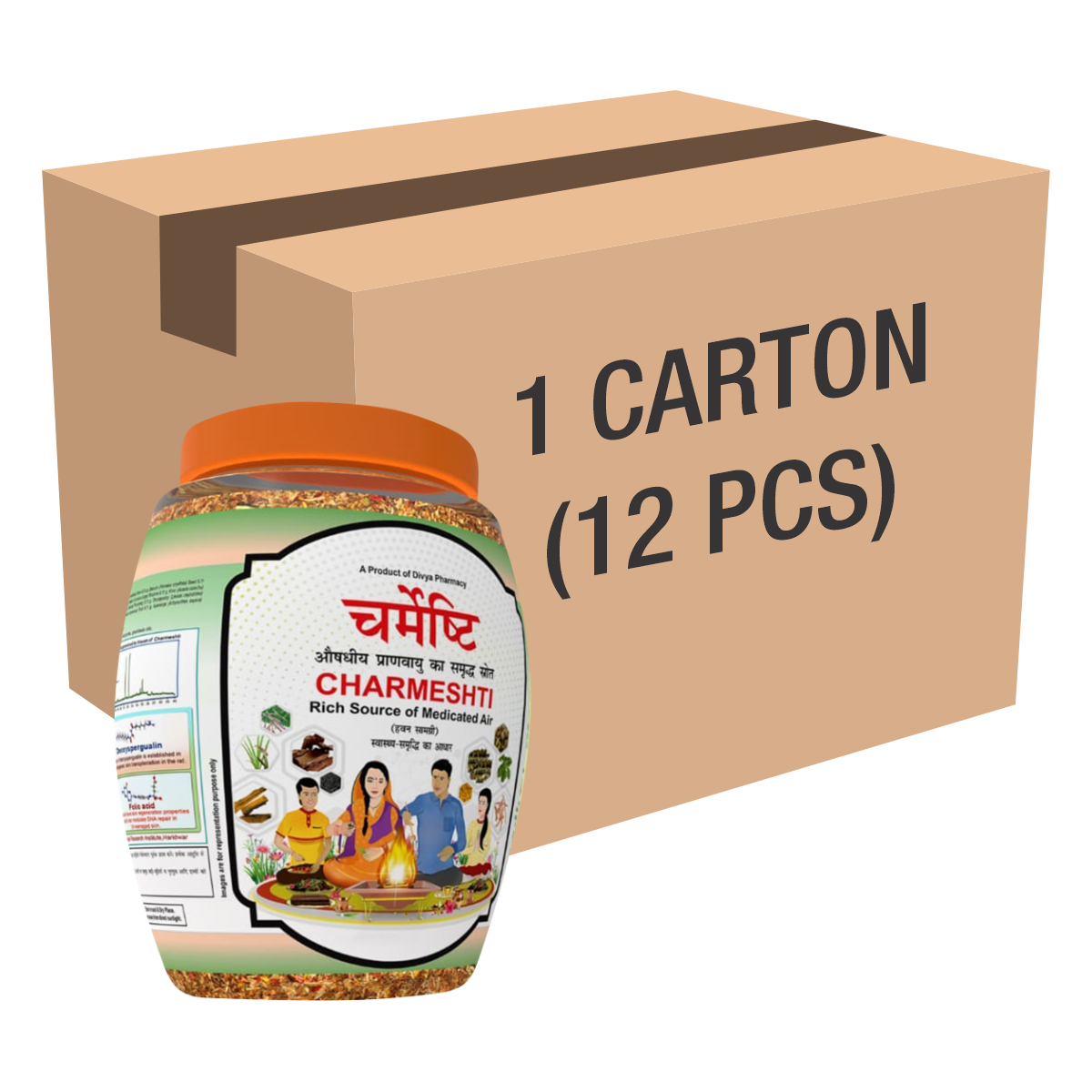 Patanjali Divya Charmeshti (Hawan Samagri) 400g 1 CLD (12 Pcs)