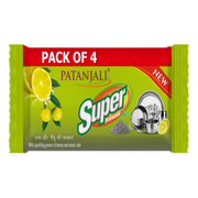 Patanjali Super Dish Wash Bar Pack of 4