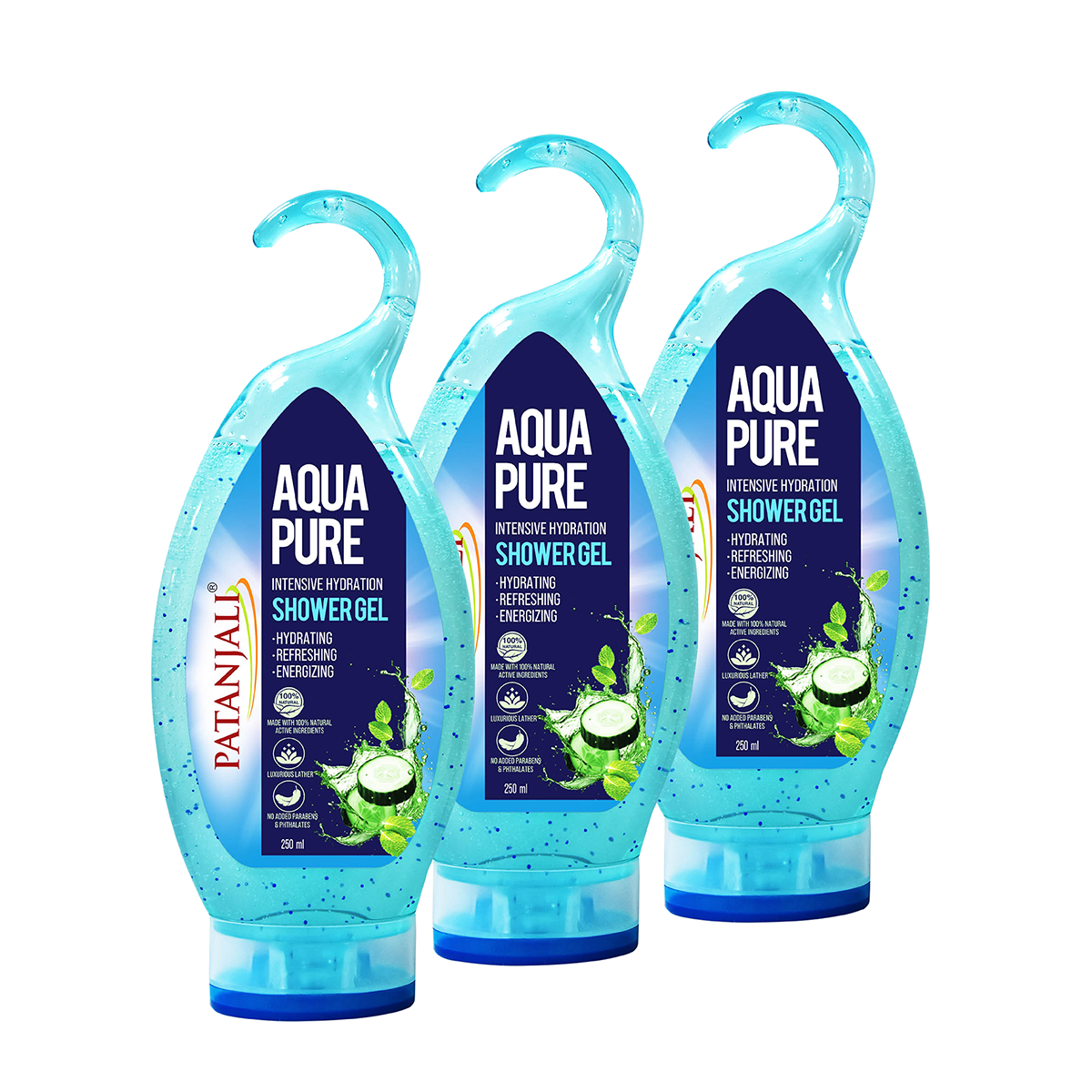 Patanjali Shower Gel(Aqua Pure)250 ml