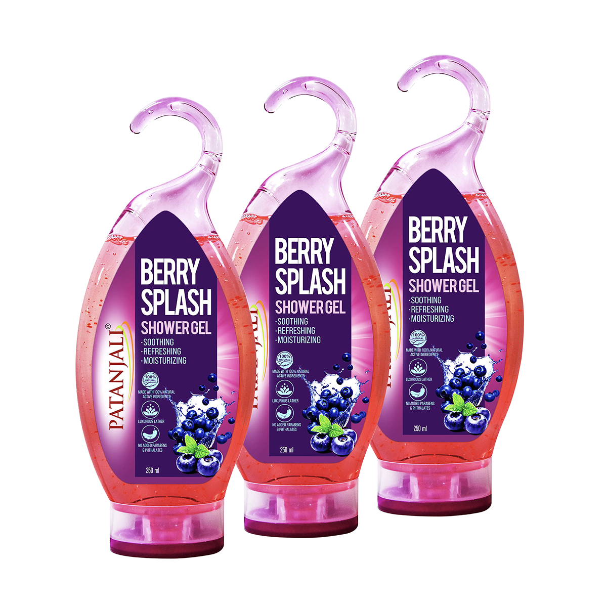 Patanjali Shower Gel (Berry Splash) 250ml