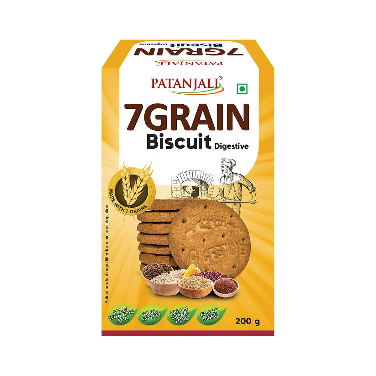 Patanjali 7 Grain Digestive Biscuit