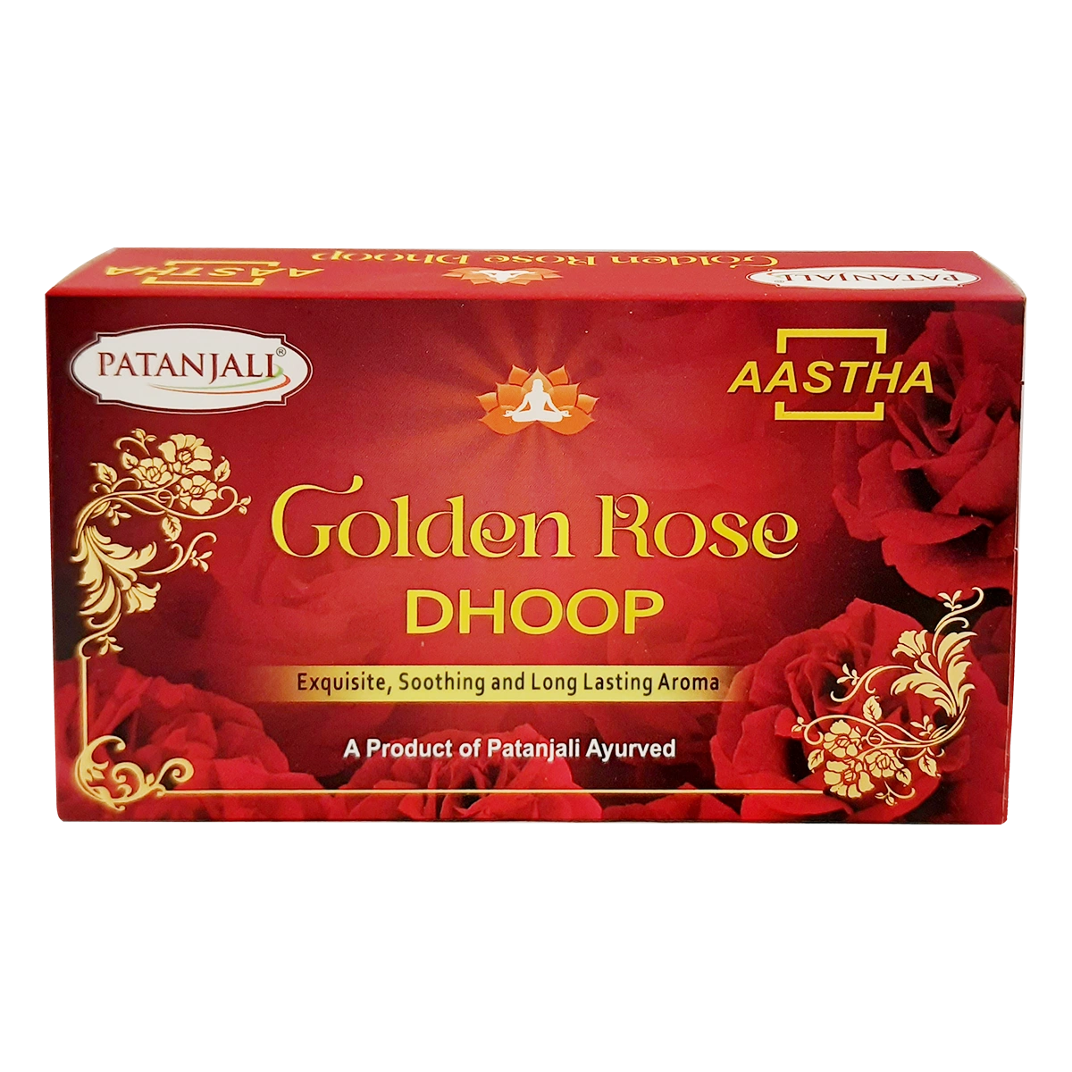Patanjali Aastha Premium Golden Dhoop Rose- 16 N