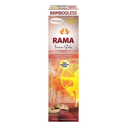 Patanjali Aastha Bambooless Agarbati Rama