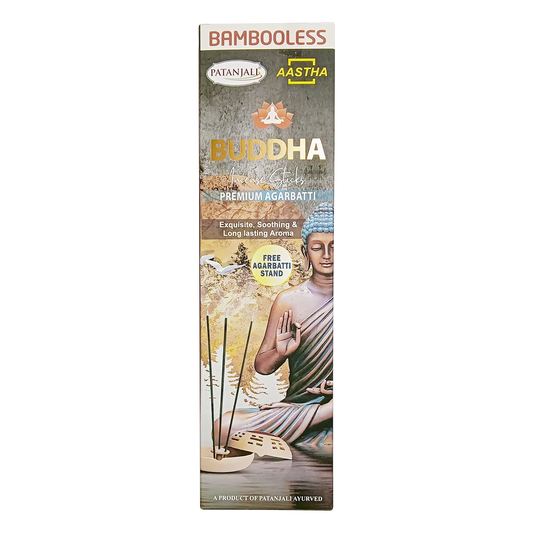 Patanjali Aastha Bambooless Agarbati Buddha