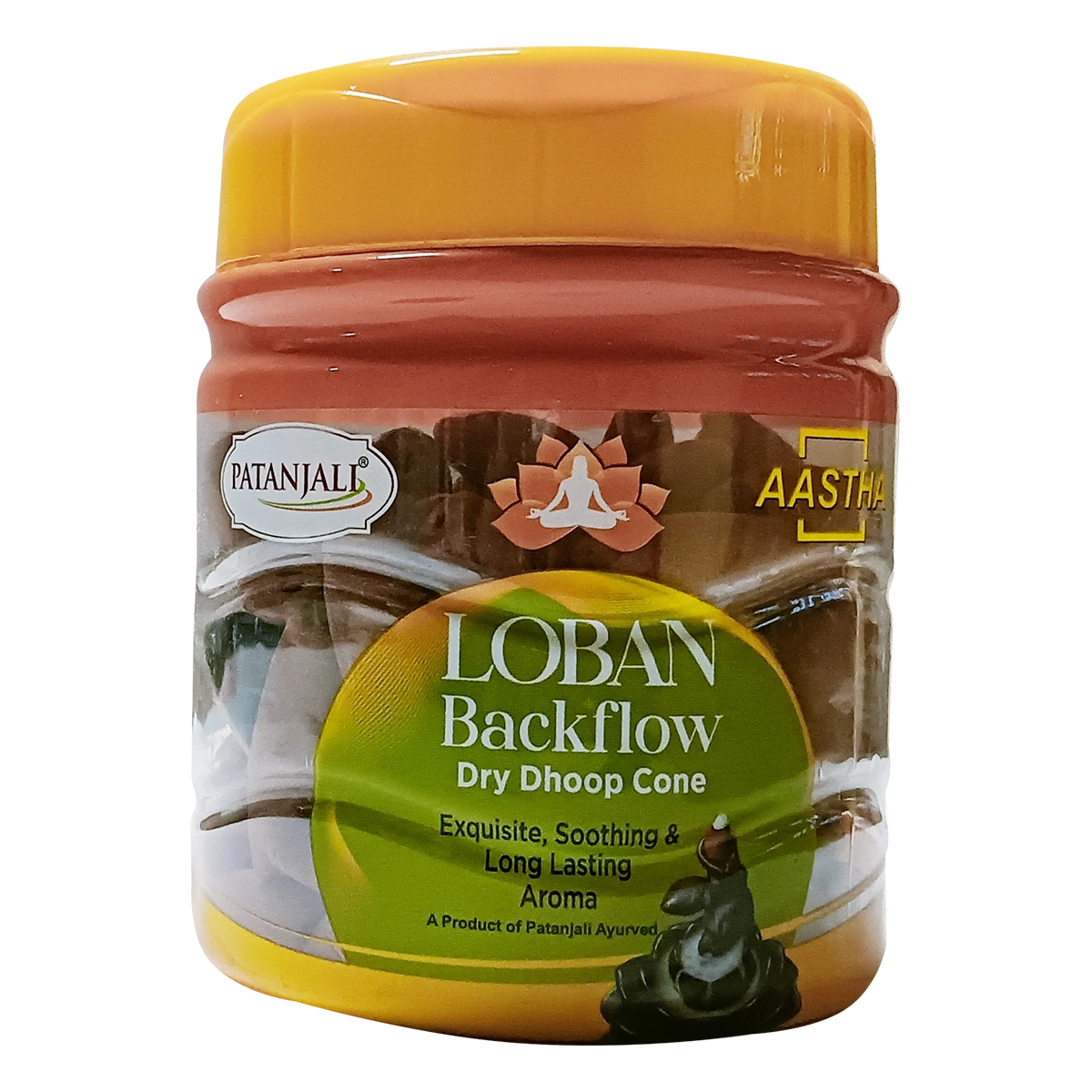 Patanjali Aastha Backflow Dhoop Cone Loban