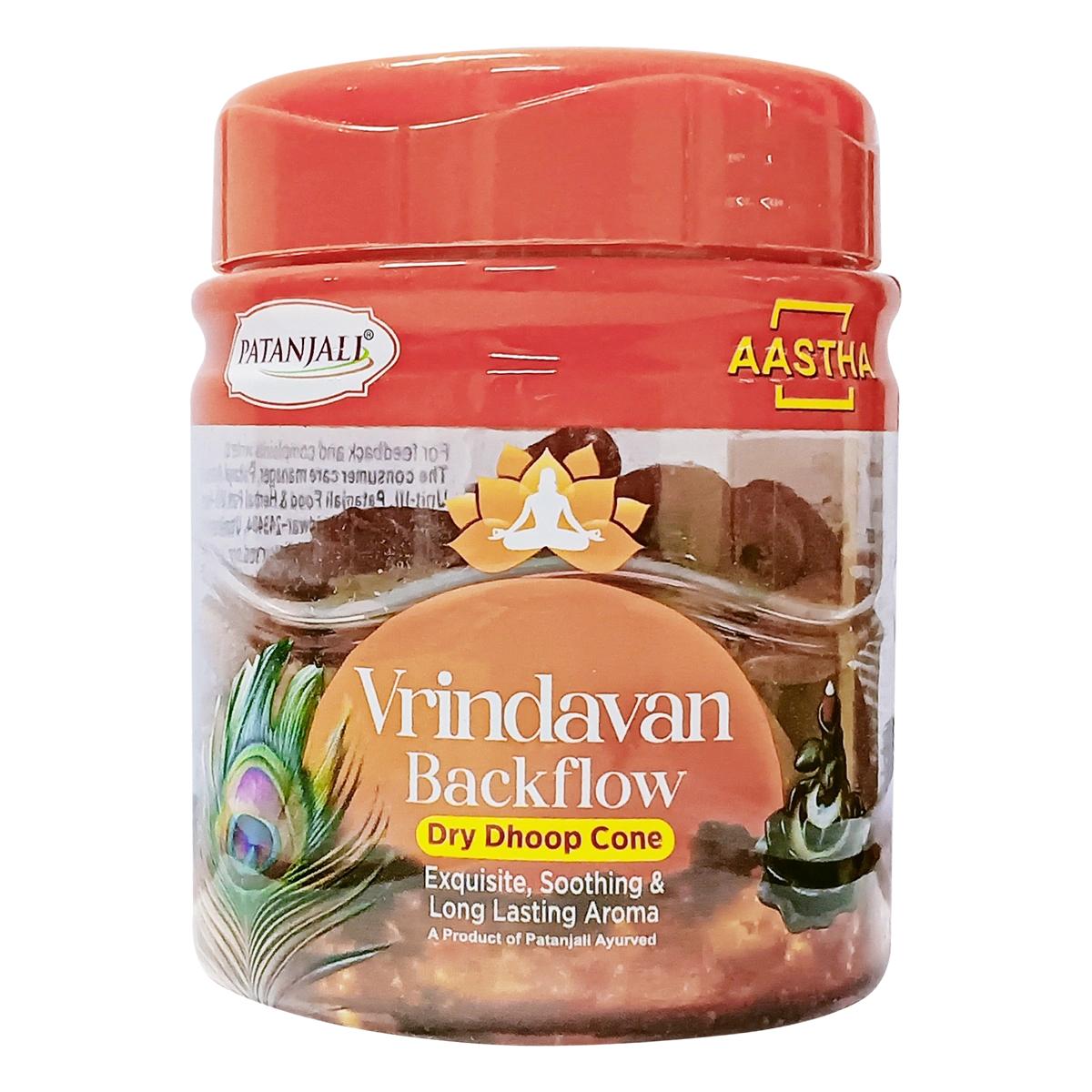 Patanjali Aastha Backflow Dhoop Cone Vrindavan