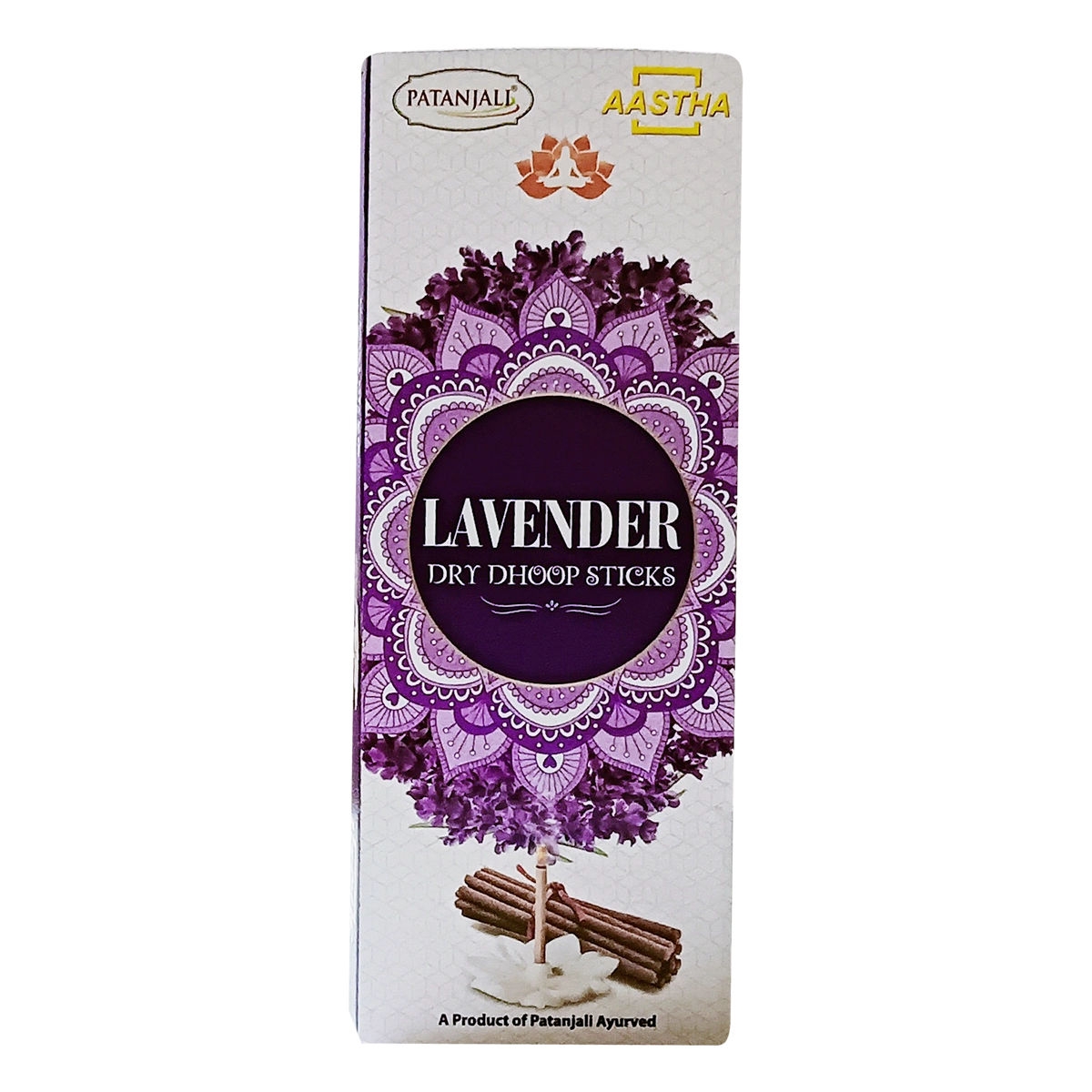 Patanjali Aastha Dry Dhoop Sticks Lavender -8 N