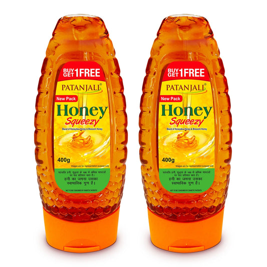 Patanjali Honey Squeeze - 400 G (1+1 Combo)