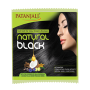 Patanjali Kesh Kanti Hair Colour (Cream & Developer) - Natural Black