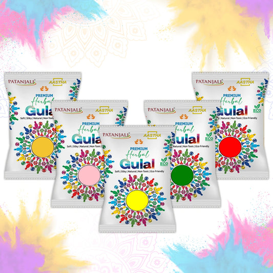 Patanjali Aastha Herbal Gulal Mix (RPYGS)