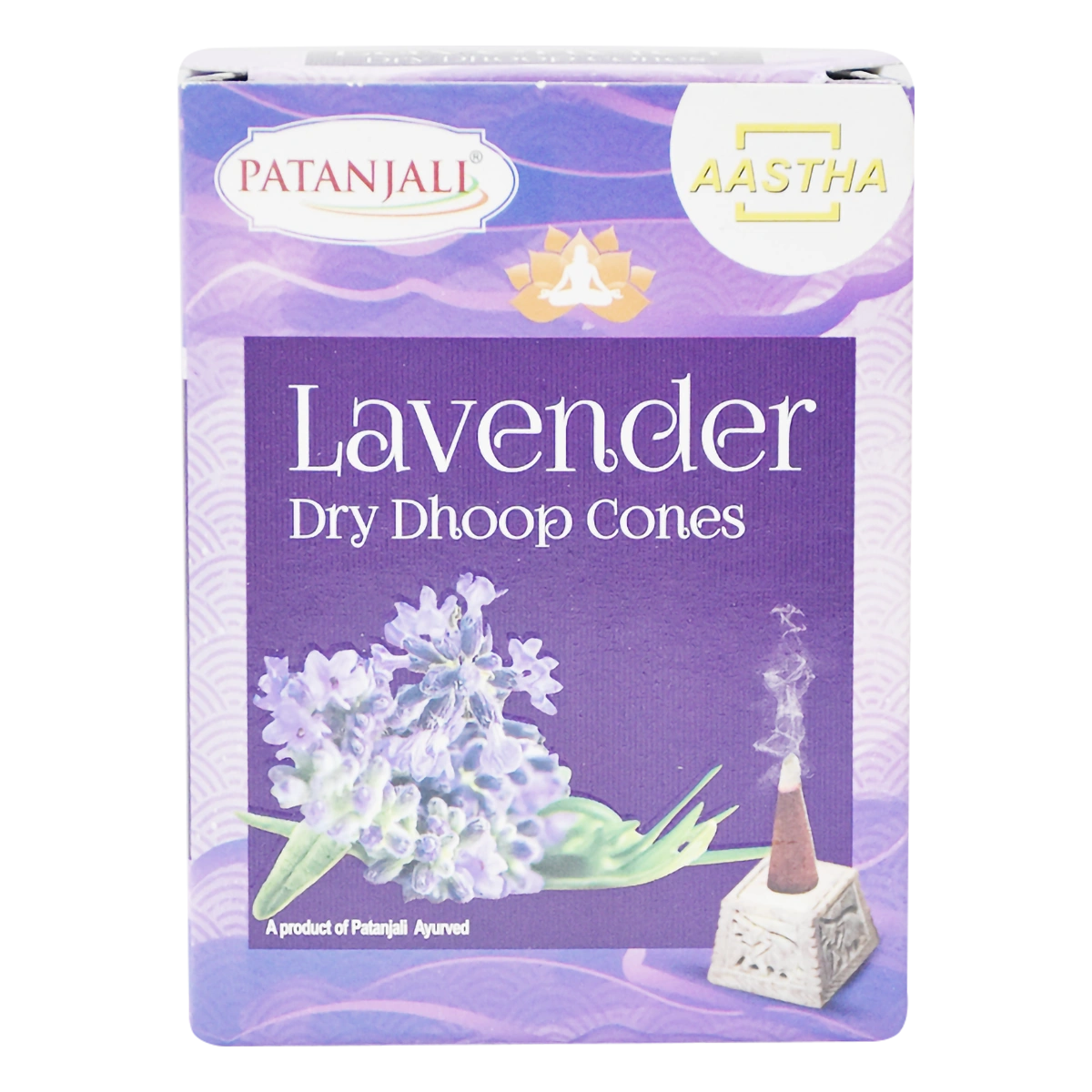 Patanjali Aastha Lavender Dry Dhoop Cone