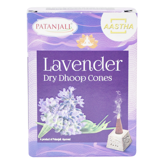 Patanjali Aastha Lavender Dry Dhoop Cone