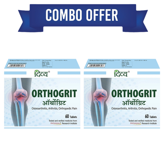 Patanjali Combo Divya Orthogrit 60 N - T (Pack Of 2)