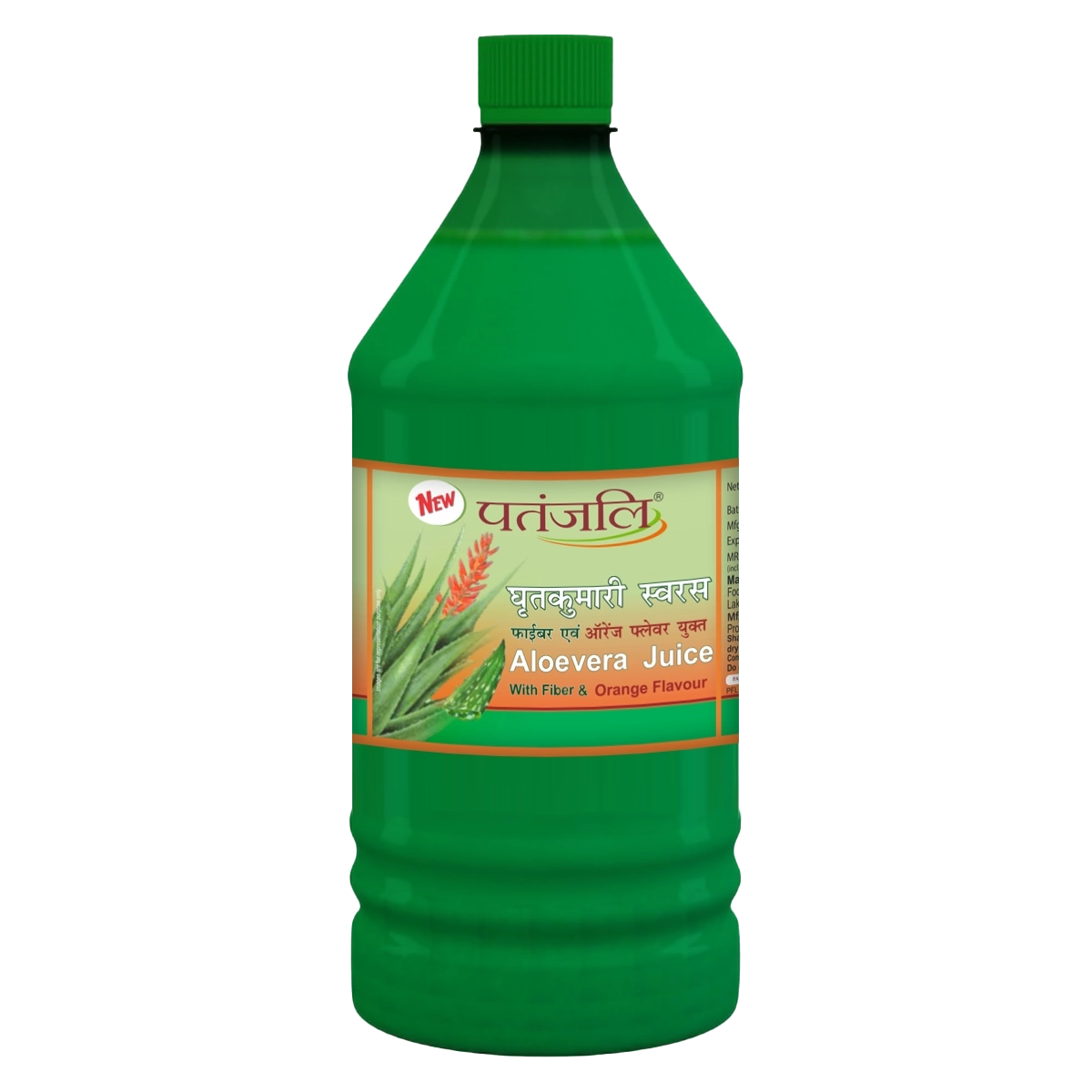 Patanjali Aloevera Juice with Fiber and Orange Flavour