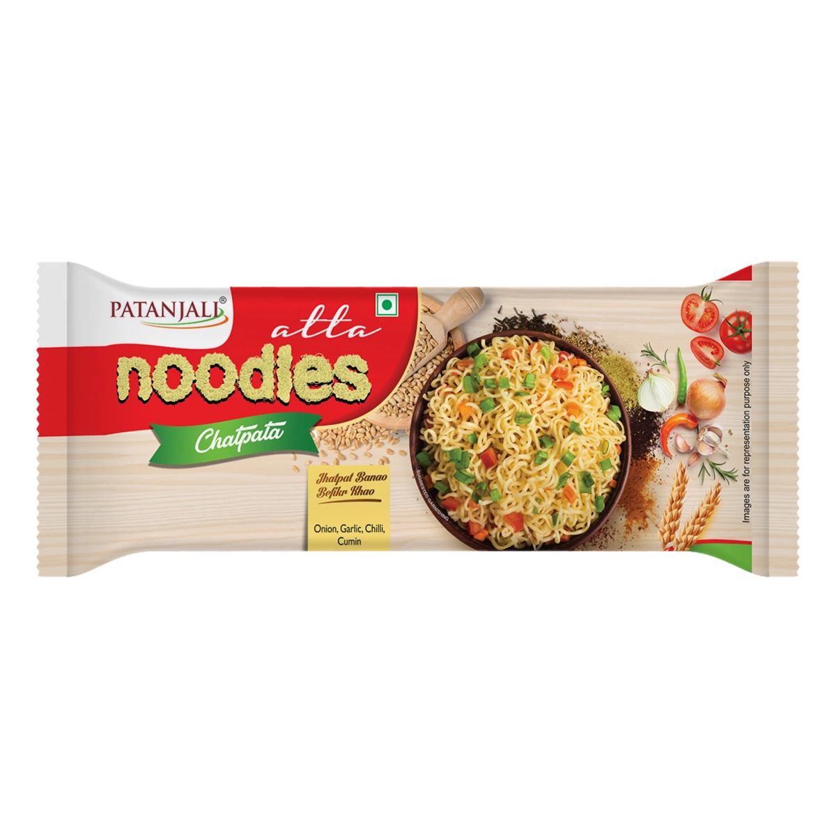 Patanjali Atta Noodles Chatpata - Family Pack