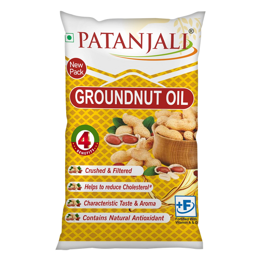 Patanjali Groundnut Oil Pouch