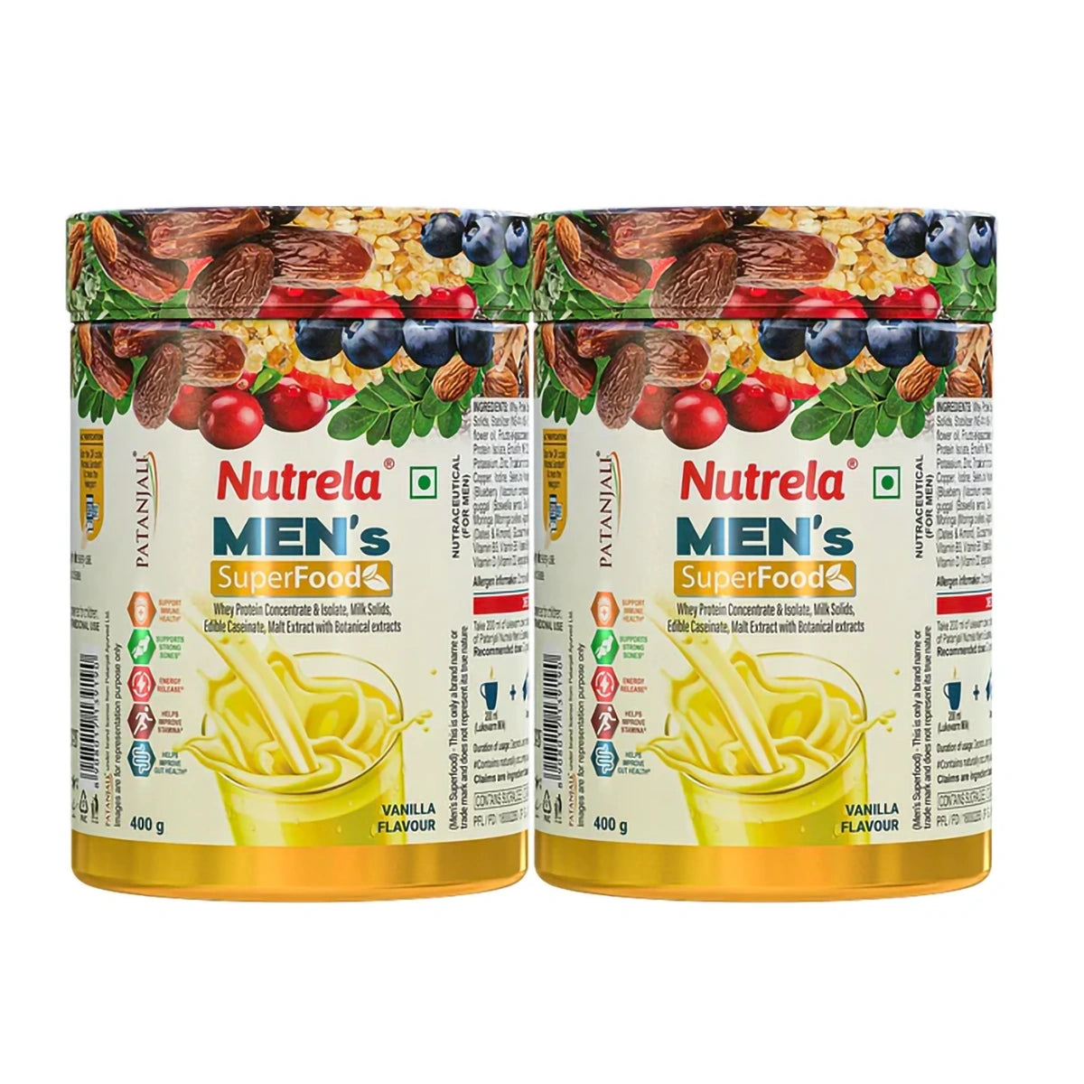 Patanjali Nutrela Men's Superfood (pack of 2)