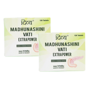 Patanjali Combo Divya Madhunashini Vati Ex.Power 30X4 Tab (Pack Of 2)