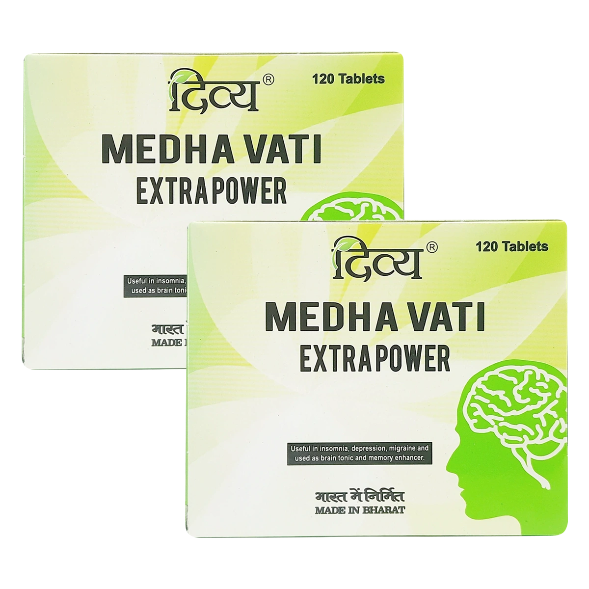 Patanjali Combo Divya Medha Vati Extra Power 30X4 Tab (Pack Of 2)