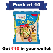 Patanjali Pack of 10- Atta Noodles Desi Masala 60g