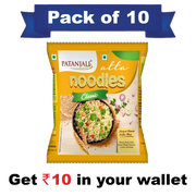 Patanjali Pack of 10- Atta Noodles Classic 60g