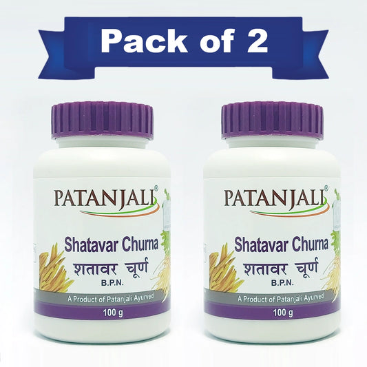Patanjali Combo Shatavar Churna 100 G (Pack of 2)