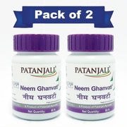Patanjali Combo Neem Ghan Vati 60 Tab (Pack of 2)