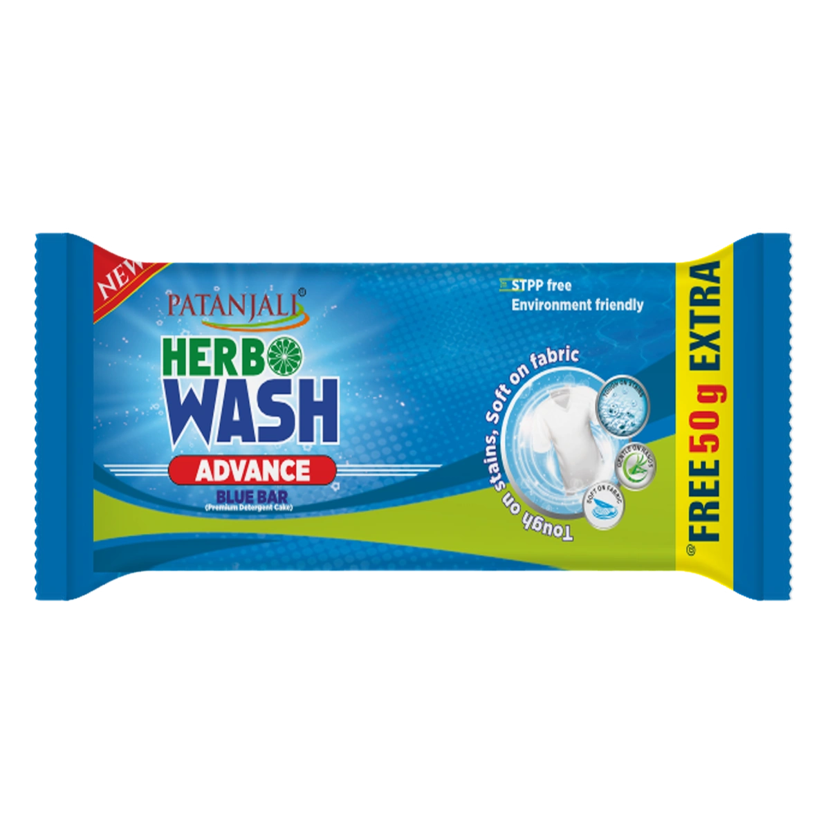 Patanjali Herbo Wash Advance Blue Bar