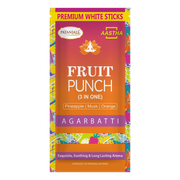 Patanjali Aastha Premium White Stick Fruitpunch Agarbatti