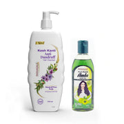Patanjali Combo- Amla Hair Oil+Kesh Kanti Anti Dandruff Hair Cleanser (200ml+450ml)