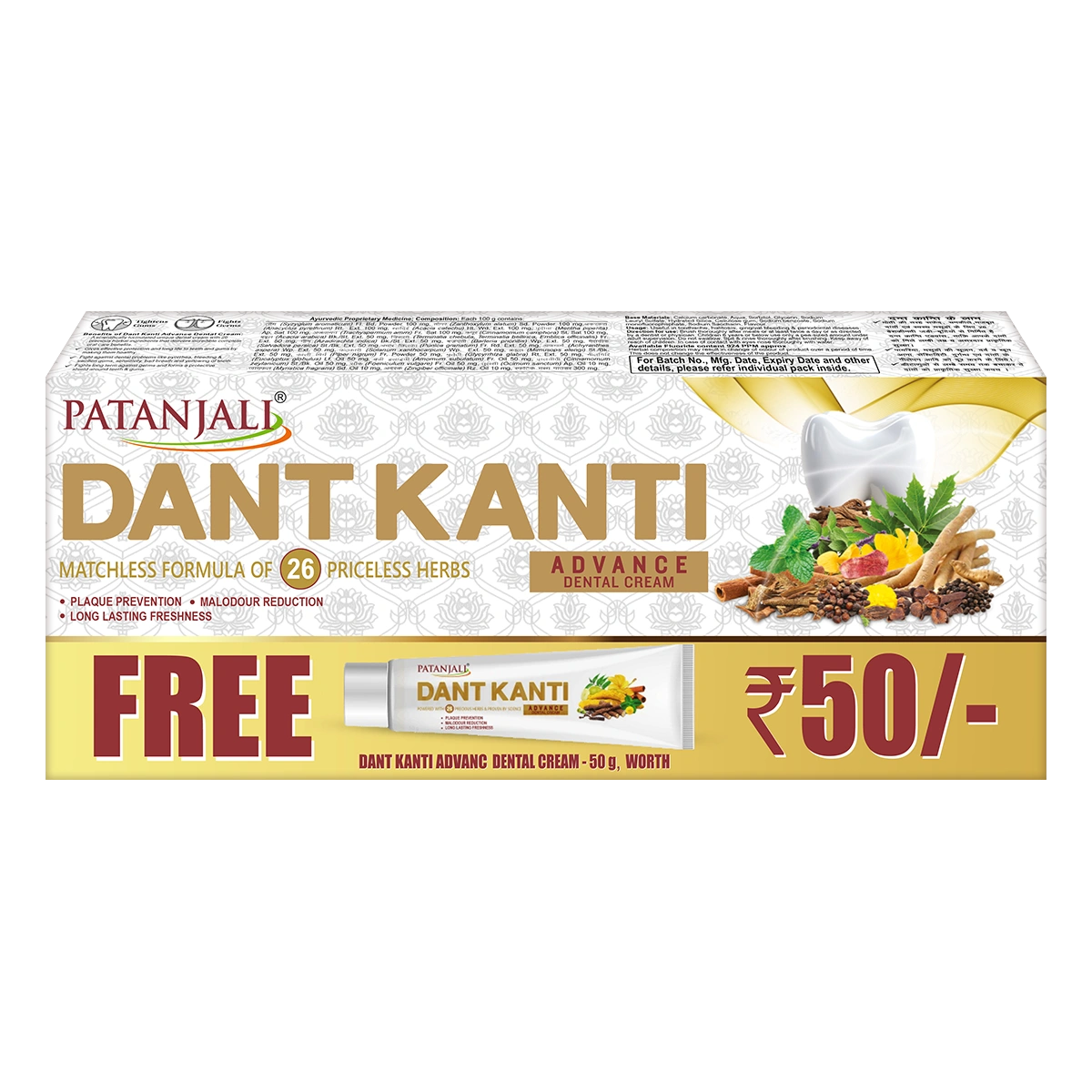 Patanjali Dant Kanti Advanced 100 G