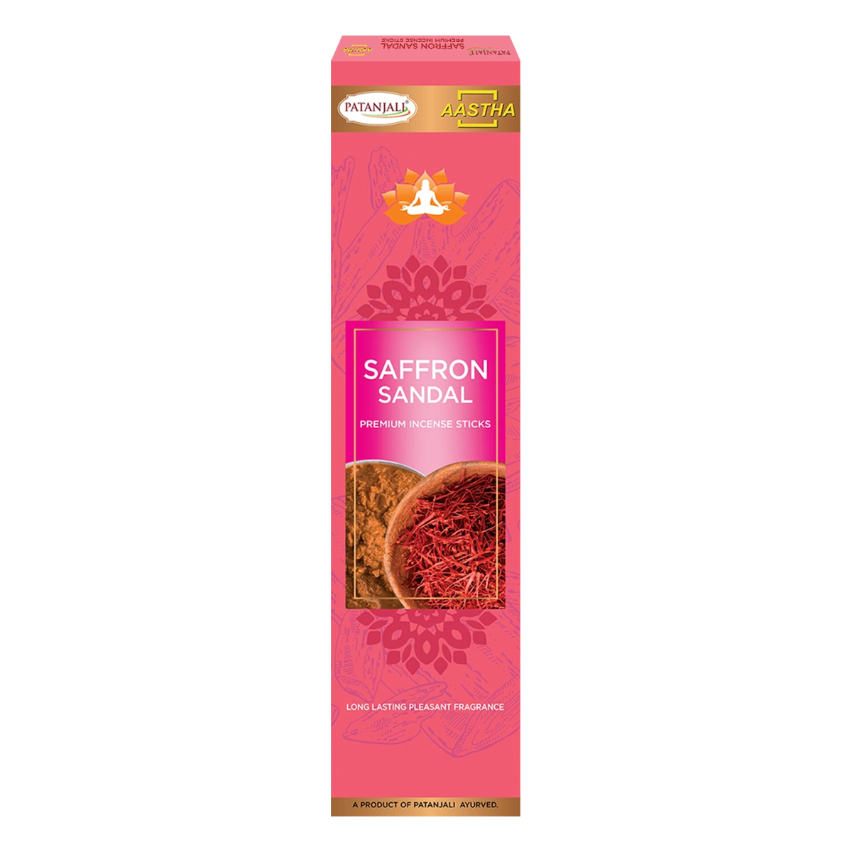 Patanjali Aastha Premium Agarbatti Saffron Sandal