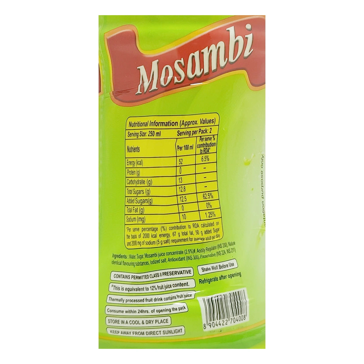Patanjali Mosambi Drink
