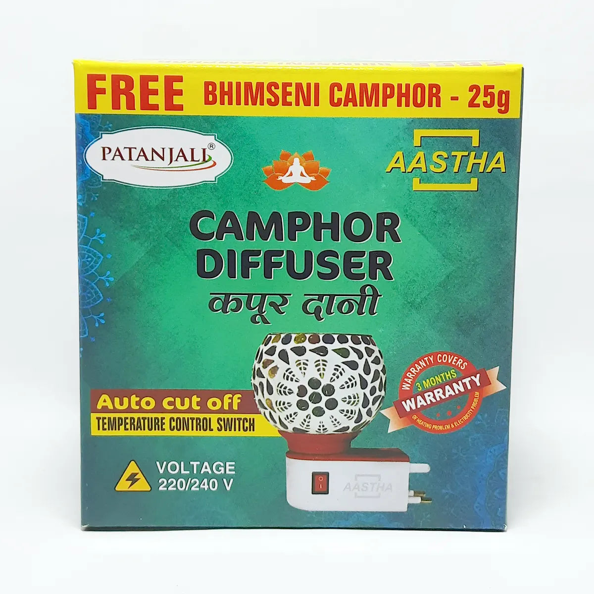 Patanjali Aastha Camphor Diffuser